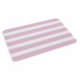 thumbnail image 2 of Pink Stripe Door Mat&nbsp;Indoor Outdoor Entrance, Non Slip Rug for Kitchen Bathroom Entryway Rug, Modern Simple Geometric White Striped Washable Doormat Floor Mat for Office Home Decor 20x31.5 Inch, 2 of 8