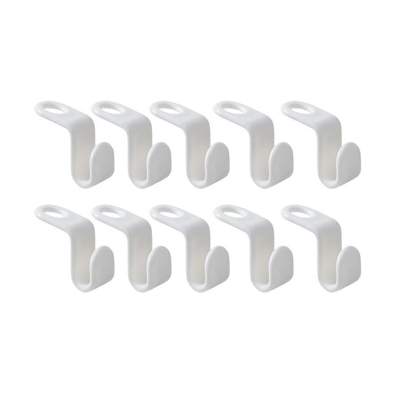 Birdeem Home Hanger Connection Hook Plastic Stackable Link Buckle Hook 10Pc