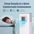 thumbnail image 6 of HUMSURE Portable Air Conditioners 10000 BTU Room Air Conditioning, Portable AC Unit with Remote Control, Cooling, Dehumidifier and Fan, Automatic, Sleep 5 Mode Floor AC, 6 of 8