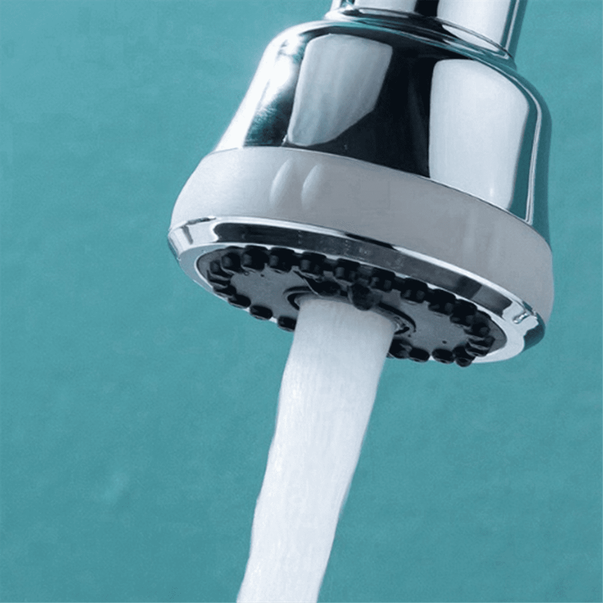 Remplacement de Robinet de Cuisine Rotation 360° 4 Modes Robinet d'Évier Remplacement Économiseur d'Eau et Anti-Éclaboussures