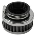 thumbnail image 1 of 1.77\" Round Chrome Top Pod Flange Mount 44mm Air Filter, 1 of 11