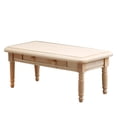 thumbnail image 2 of Naierhg 1:12 Coffee Table Vivid Appearance Long-lasting Wooden Lovely Fairy Garden Furniture Table Ornament Photography Props, 2 of 8