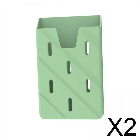 2xPhone Card Holder Funda De Silicona Para Teléfono Para Conductores Tarjeta De Identificación Todos Los Teléfonos Móviles Verde