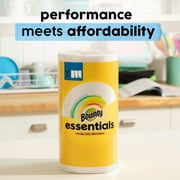 Bounty Essentials Select-a-Size Paper Towels, White, 12 Double Rolls
