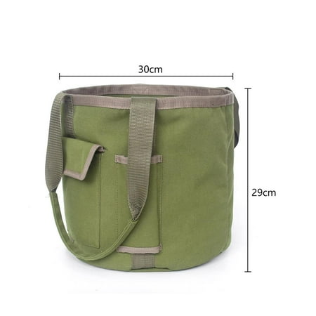 

Bucket Tool Organizer Bucket organizer Garden Tools Storage Bag with Pockets Garden Tote Canvas Garden Tool Set Kit