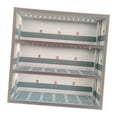 thumbnail image 3 of TISHITA 1/64 Model Car Display Case Parking Lot Scene Ornament Dustproof Storage Box Gray, 3 of 8