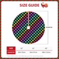 thumbnail image 2 of Rateoe Rainbow Hearts Pattern Christmas Tree Skirt with Ties , Christmas Tree Decorations, Farmhouse Christmas Decor Xmas Holiday Decorations-30", 2 of 6