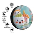 thumbnail image 4 of Gukieu Kawaii Sushi Characters Delight Print Car Tire Cover, Adjustable Waterproof and Dustproof Tire Protection Cover, Suitable for SUV, Truck, Van-16 inch, 4 of 6