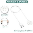 thumbnail image 6 of Charger for Google Pixel Watch 2/3, Magnetic Charging Cable Cord for Pixel Watch 2/3 Smartwatch (1, White), 6 of 7