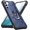 (Blue), variant on for Galaxy S21 FE 5G Case, S21 FE Case with 2 Pcs Nano Explosion-Proof Film, Military Grade Double Shockproof with Kickstand Protective Case for Samsung Galaxy S21 FE 5G (Blue)