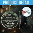 thumbnail image 4 of Personalized Best Friend Christmas Ornament Gifts for Women - Friendship Customized Crystal Ornament 3'' - Gift for Women Friend - Bestie Gifts On Birthday - Xmas Tree Hanging Decoration, 4 of 6