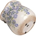 thumbnail image 3 of Ceramic Pots for Plants, Vintage Plant Pot with Drainage Hole, 6.11in. Planter for Indoor Plants, Crackle Glaze Finish Flower Pot, Perfect Tuscan Ceramic Planter for Gardening, Antique Blue Meadow, 3 of 14