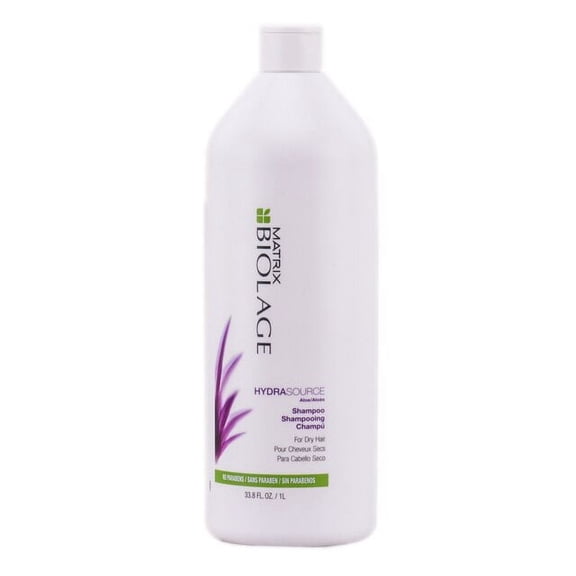 Matrix Biolage HydraSource Shampoo For Dry Hair, 33.8 oz, Pack of 1 w/ Sleek Teasing Comb