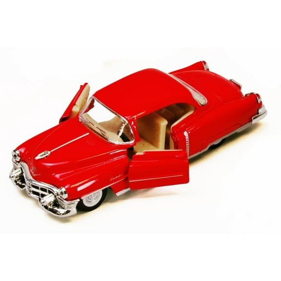1953 Cadillac Series 62, Red - Kinsmart 5339D - 1/43 scale Diecast Model Toy Car (Brand New, but NOT IN BOX)