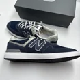 thumbnail image 4 of New Balance 574 Mens Sneakers Skate AM574 Navy/Navy 10.5, 4 of 6