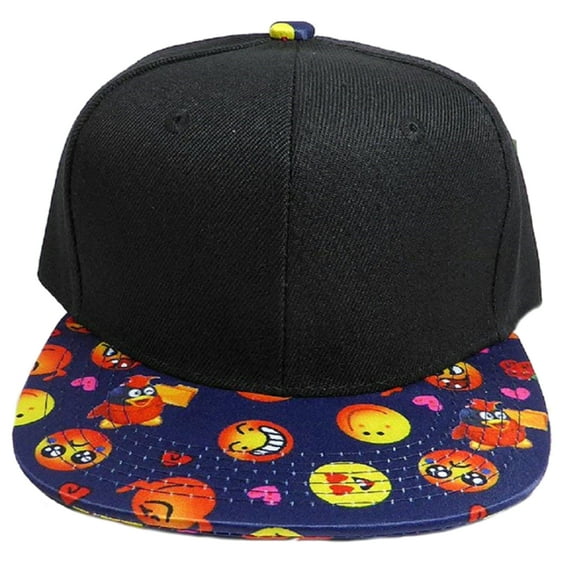 Crown Hats Emojicons Snapback Adult Adjustable Baseball Cap Graphic Print Bill One Size Fits Most