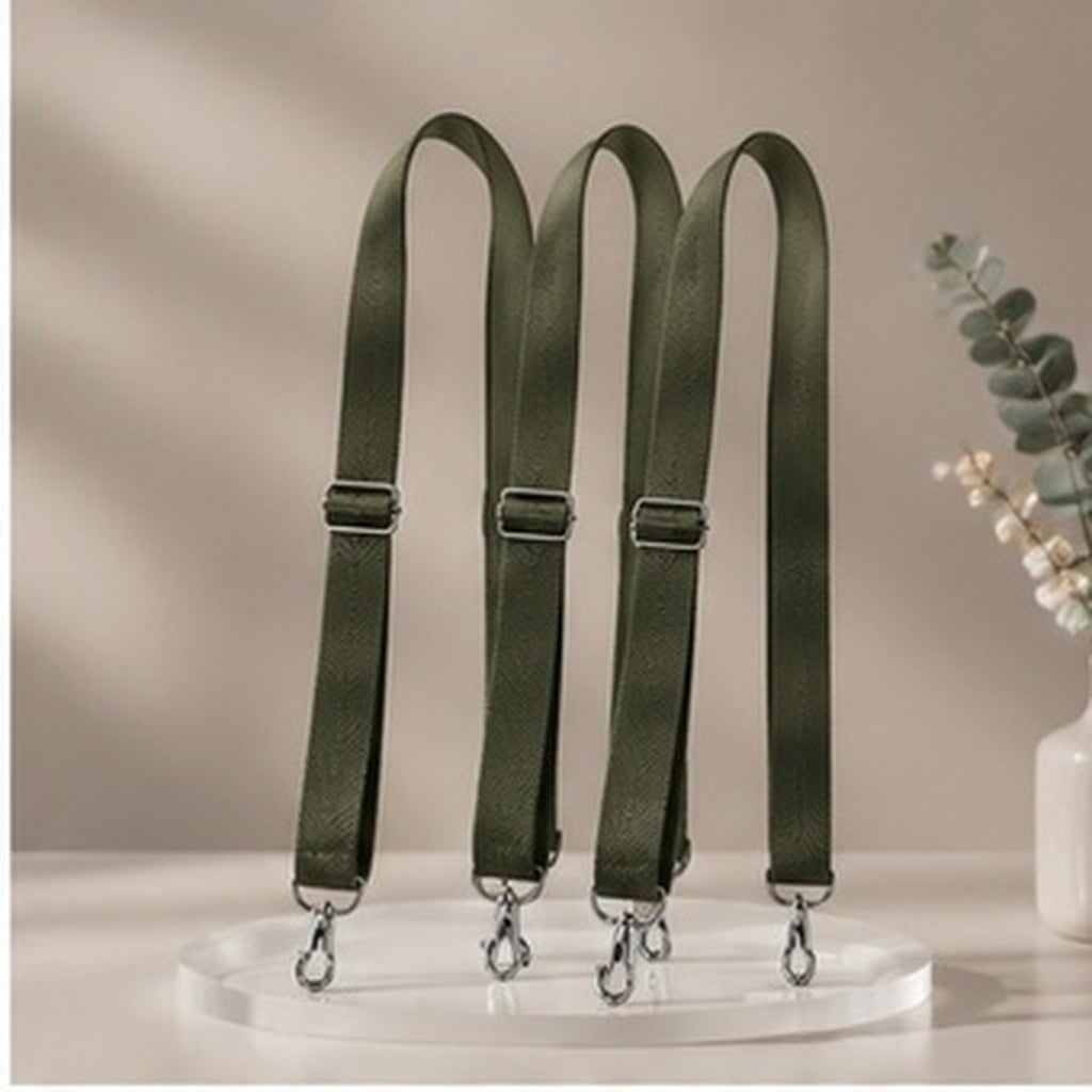 HEATSHAKING 2Pcs Blanket Belly Straps Nylon Stretchable Heavy Duty Swivel Snap Olive Green for Winter Riding