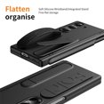 thumbnail image 3 of Funda YQODSZ para Samsung Galaxy Z Fold 5 con soporte para bolígrafo en forma de S, 3 of 7