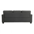 thumbnail image 2 of Lexicon Elmont 84" Transitional Polyester Fabric Sofa in Charcoal, 2 of 7