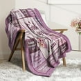 thumbnail image 4 of A Warm Fleece Blanket with a Religious Theme, Featuring Inspirational Bible Verses And Floral Decorations, Comfortable And Soft for Home Use, Combining Both Decorative And Practical Qualities., 4 of 6
