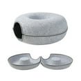 thumbnail image 3 of UNTERING Cat Tunnel Bed with for Hole 9.8in Diameter Felt Tube Playing Center Toy for Small Kitten, 3 of 8