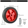 thumbnail image 7 of Shock Absorbing Quiet Roller Wheel For Air Compressors Vibration Resistant Plastic Casters Easy Installation 5inch/6inch, 7 of 7