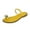 Yellow, variant on Women's Heeled Sandals Women Summer Sandals Ladies Pineapple Sandals Clip Toe Flip Flops Boho Casual Slippers Beach Shoes