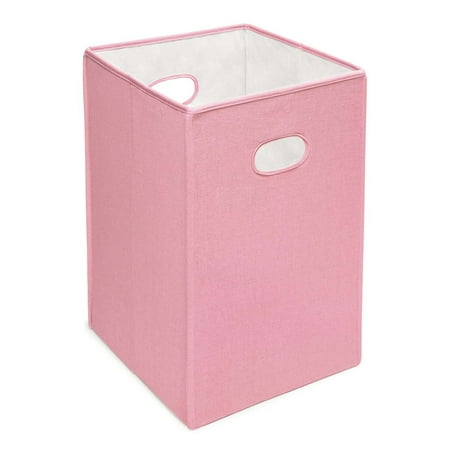 Badger Basket - Folding Hamper/Storage Bin - Pink