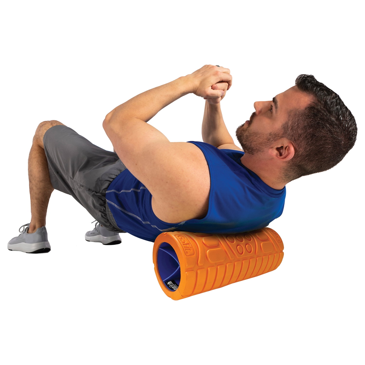 GoFit 13-In. Go Roller with UltraFin Core, Orange, GF-FR13-ORNG