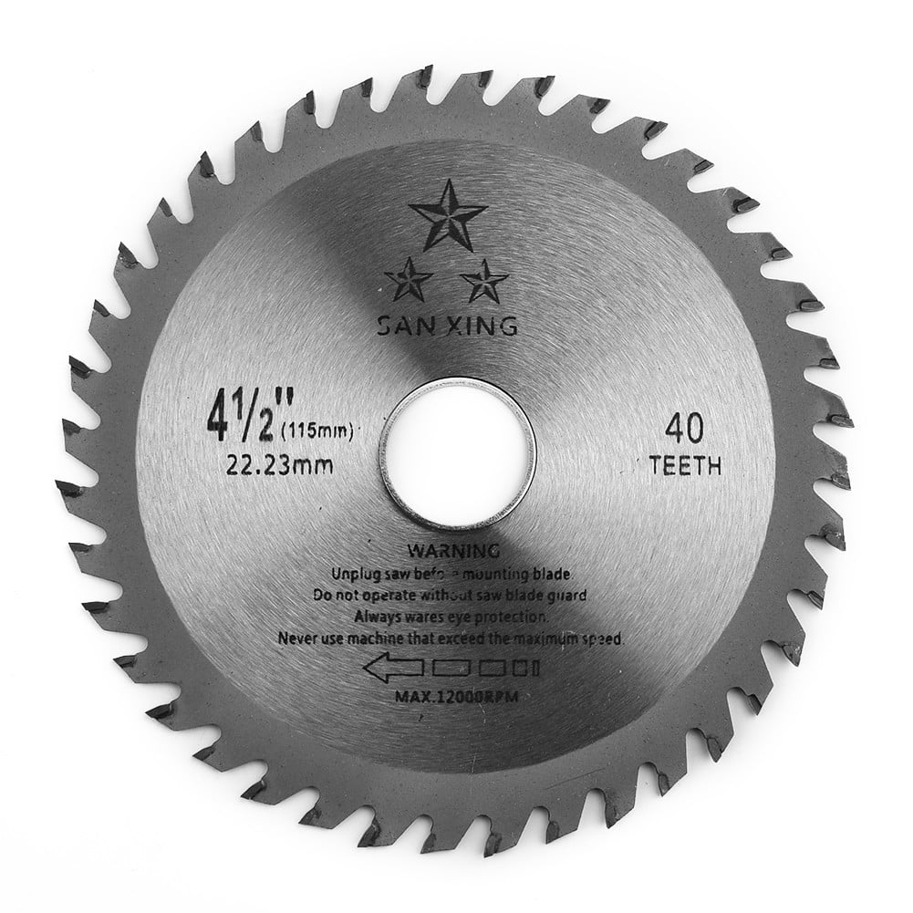 115mm 40T Circular Wood Saw Plunge Blades Discs Plastic Cutting Angle Grinder IB 