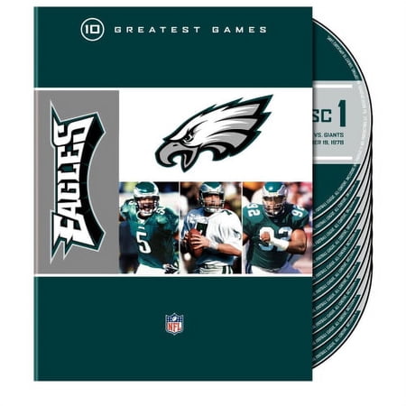 Philadelphia Eagles Greatest Games: Philadelphia Eagles 10-Disc DVD Set