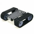thumbnail image 1 of Tracked Robot Smart Car Platform Robotics Kits Robot Tank Crawler Chassis DIY Kit Solid Robotic Platform Tank Mobile Platform Robotic Toy Platform Replacement for Arduino, 1 of 8