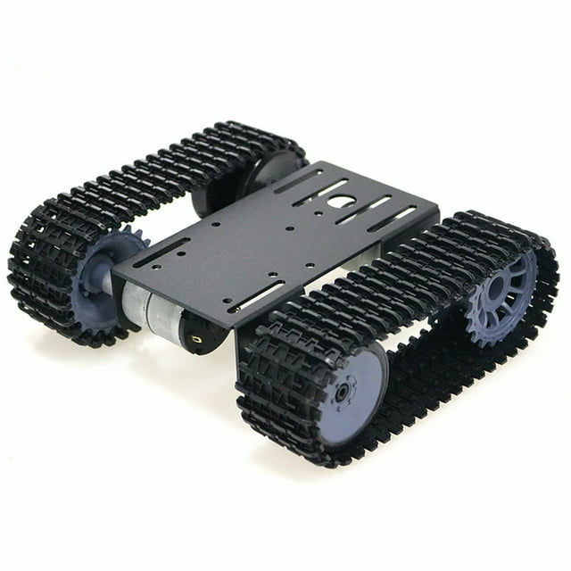 Tracked Robot Smart Car Platform Robotics Kits Robot Tank Crawler Chassis DIY Kit Solid Robotic Platform Tank Mobile Platform Robotic Toy Platform Replacement for Arduino