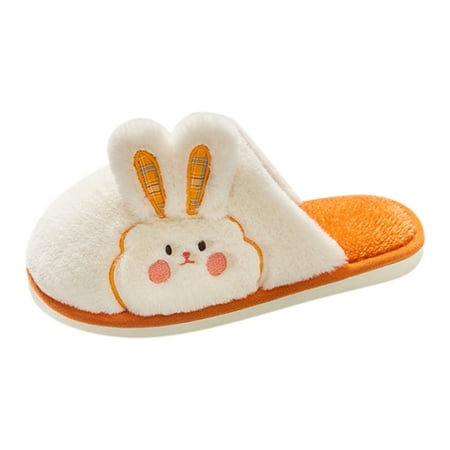 

crtigd Womens Comfy Slippers Memory Foam Women s Rabbit Wool Slippers Autumn And Winter Cute Net Red Plus Velvet Non Slip Home Soft Bottom Cotton Slippers