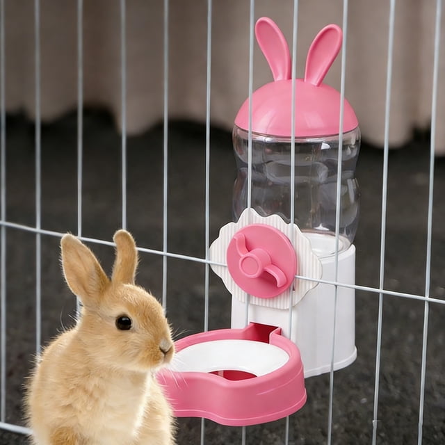 Dpityserensio Hanging Pet Water Dispenser For Rabbits Cats And Dogs A Hanging Cage Automatic Water Feeder Suitable For Home Use