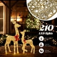 thumbnail image 3 of Ktaxon Christmas Outdoor Christmas Decoration Reindeer Deer Set Lighted Decor, 3 of 9