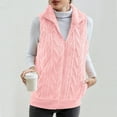 thumbnail image 5 of Taqqpue Womens Fuzzy Fleece Jacket Lightweight Vest Cozy Casual Oversized Sleeveless Cardigan Zipper Vest Jacket Waistcoat Outerwear with Pockets, 5 of 9