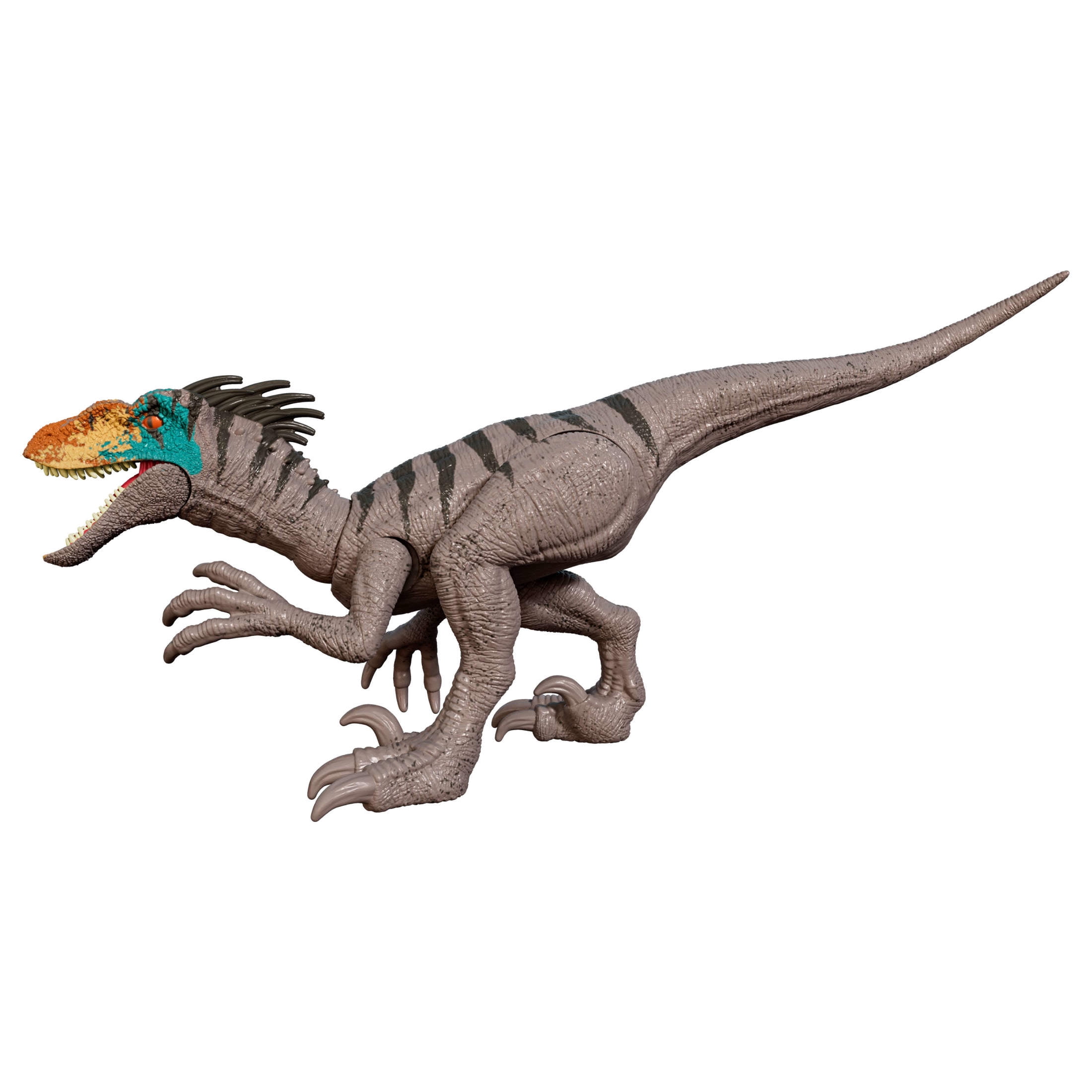 Jurassic World Frenzy Pack Velociraptor Dinosaur Figure, Authentic Toy, Digital Play