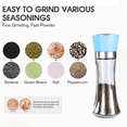 thumbnail image 3 of Premium Pepper and Salt Grinder Set of 2-Refillable Coarseness Adjustable Pepper Mill Shaker, 3 of 5
