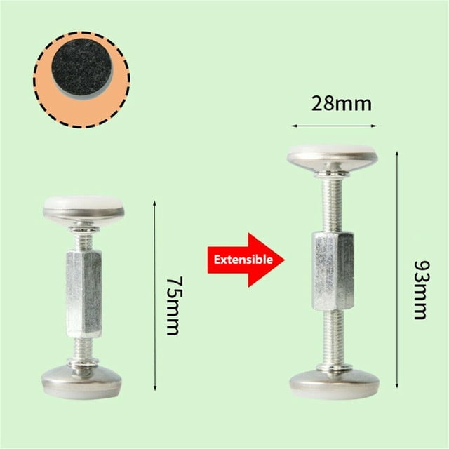 Boovnll Tool Kit, Threaded Bed Frame Anti- Tool Telescopic Support for Room Wall, Tool Set, Home Essentials, Household Essentials