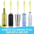 thumbnail image 4 of Juego De Cepillos Para Limpiar Botellas. Limpiador De Botellas Con Mango Largo Para Lavar Botellas Estrechas De Vino Y Cerveza, Comederos Para Colibríes, Botellas De Agua Deportivas Y Picos De Hervi, 4 of 8