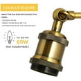 thumbnail image 4 of 2 Pack Wall Lamps 270° Adjustable Wall Sconces Fixtures Farmhouse for Bedroom, 4 of 8