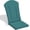 Peacock blue, variant on Adirondack Chair Cushion Thin Waterproof Anti-Slip with Straps, Weather-Resistant Indoor Outdoor Patio Seat Pad, Khaki,1PCS