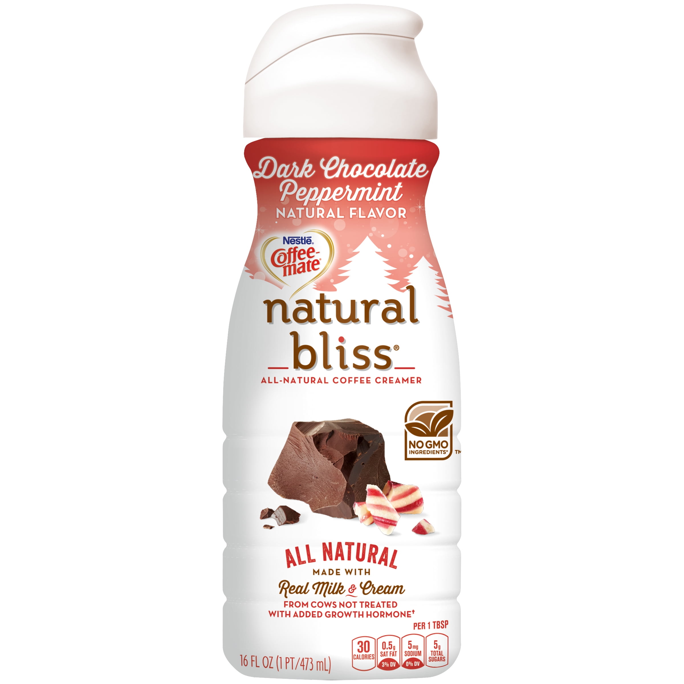 Download COFFEE MATE NATURAL BLISS Dark Chocolate Peppermint All-Natural Liquid Coffee Creamer 16 fl. oz ...