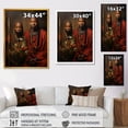 thumbnail image 4 of Designart "Maasai Warriors African I" People Framed Wall Art - Global Red African Tribal Hallway Framed Wall Art Decor, 4 of 6