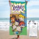 thumbnail image 1 of Toalla de playa Rugrats, suave, de secado rápido, resistente a la arena, para nadar, piscina, yoga, gimnasio, camping, toallas de baño ligeras, regalo para niños, niñas, niños y adultos, 27,5 x 55, 1 of 1