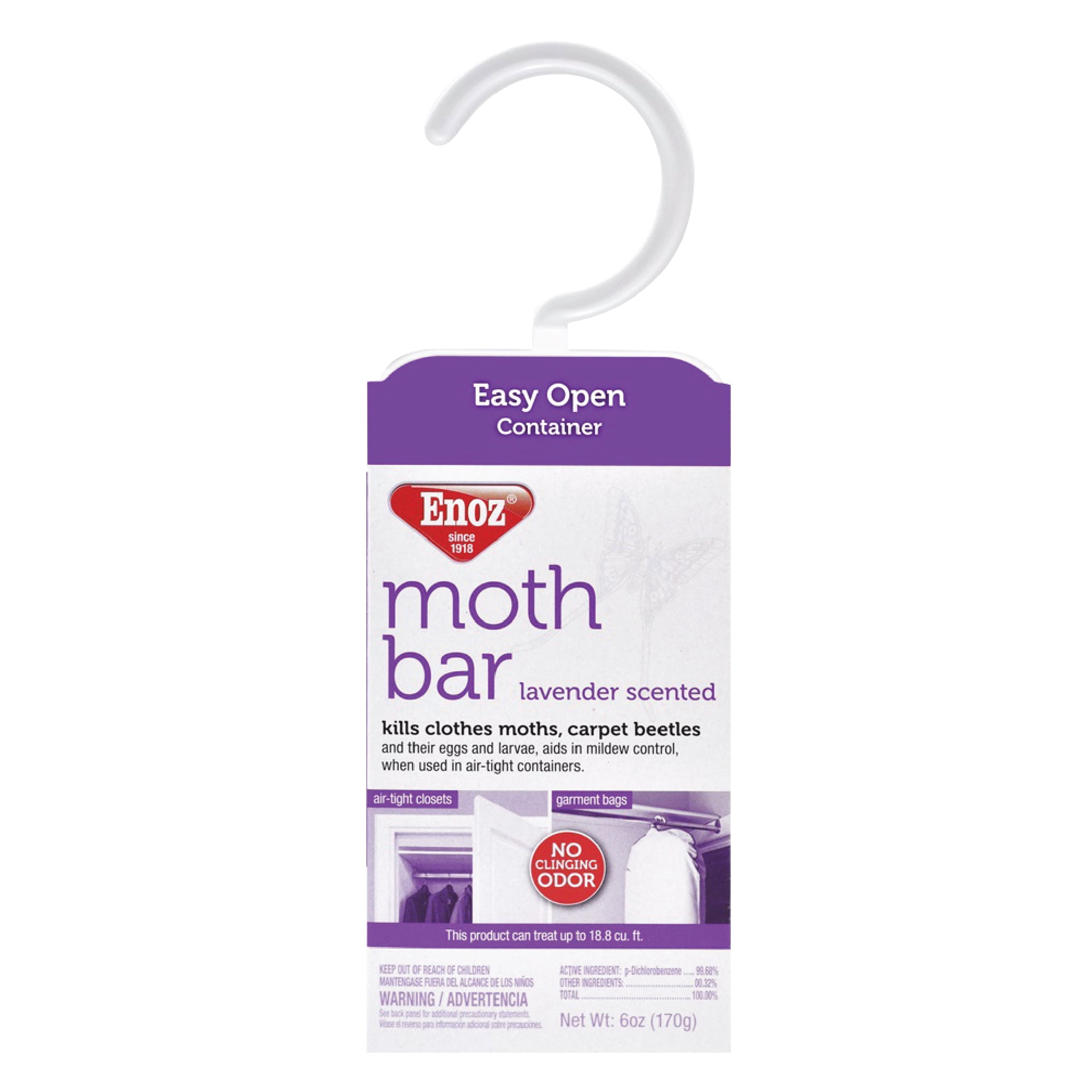 Enoz Lavender Scented Moth Bar Hanging Moth Control Kills Moths Eggs