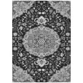thumbnail image 2 of Addison Rugs Chantille Indoor/Outdoor Traditional Damask Black Machine Washable Rectangle Rug, 10' x 14', 2 of 8