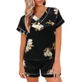 thumbnail image 5 of ibuvkizy Two Piece Sets for Women Casual Outfit Sets,Women Jogger Outfit Plus Size,Women's Spring and Summer Solid Color Long Sleeved Shorts Two-Piece Casual Home Set, 5 of 7
