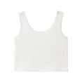 thumbnail image 2 of UACY Girls Cotton Undershirt Round Neck Sleeveless Tank Tops for Kids Lightweight Fashion Summer Sport Wear (White, 7-8 Years), 2 of 9